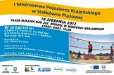 I Mistrzostwa Pojezierza Krajeńskiego w Siatkówce Plażowej