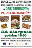 Gra terenowa "Kulinaria Borów"